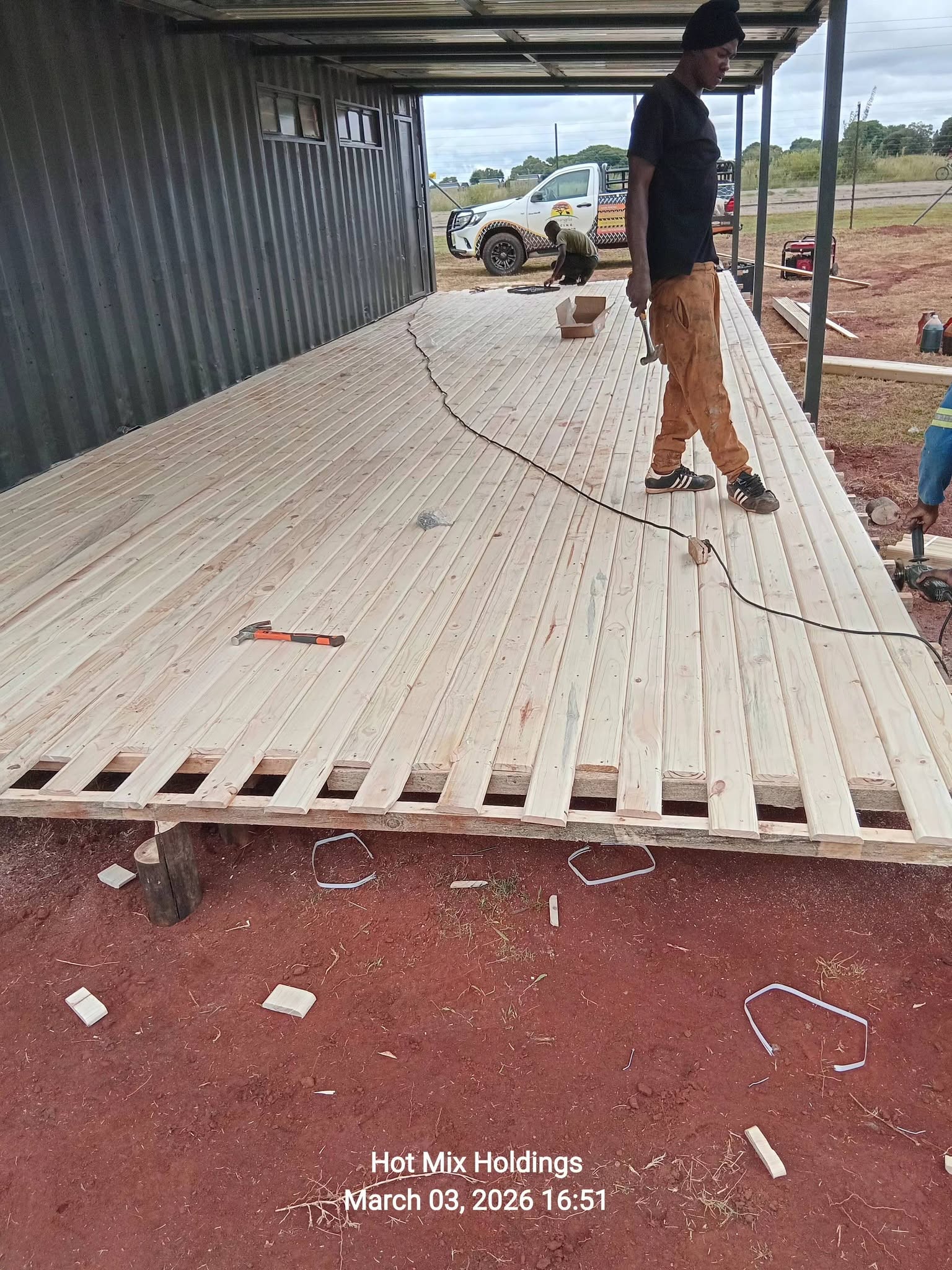 Wooden Decking project 2 by Hot Mix Holdings